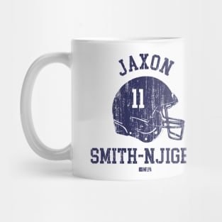 Jaxon Smith-Njigba Seattle Helmet Font Mug